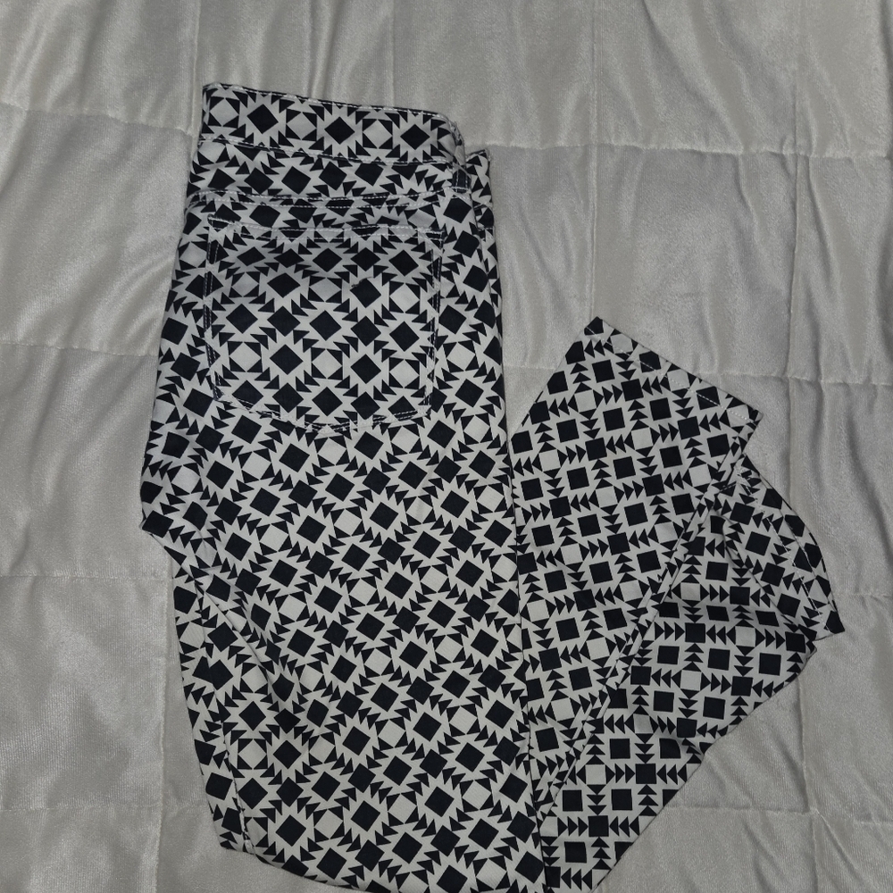 J.Crew Toothpick Patterned Pants - Picture 3 of 4